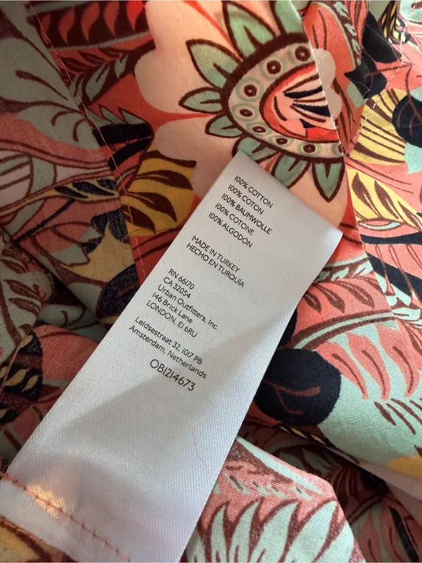 Anthropologie The Somerset Maxi Dress Pink Rose Floral XS NEW - Image 10