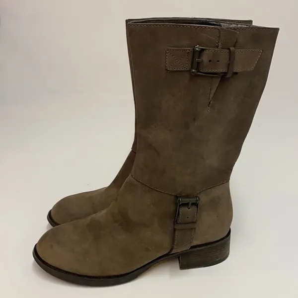 Cole Haan Air‎ Leather Leora Buckle Moto Boots A1 - Image 3