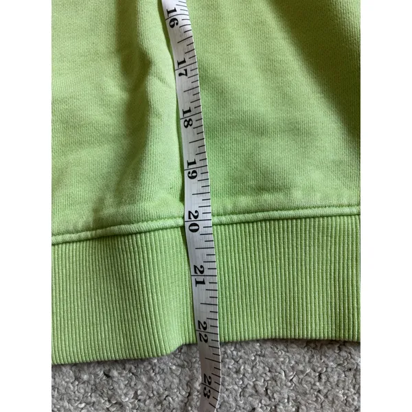 NWT Outdoor Voices Sweatshirt M Jade Green Cotton Terry Crewneck Athleisure - Image 7