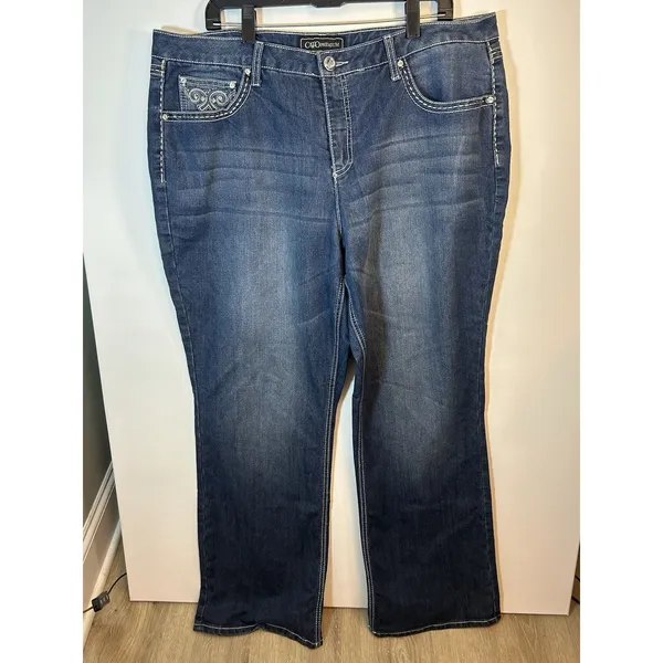Ashley Stewart Fearless 26 Skinny Jeans High Rise Stretch Denim NWT Plus Womens - Image 12