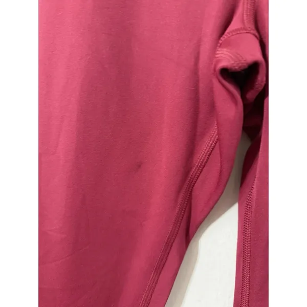 Girlfriend Collective Women’s High Rise Ankle Leggings Burgundy Size S Yoga - Image 3