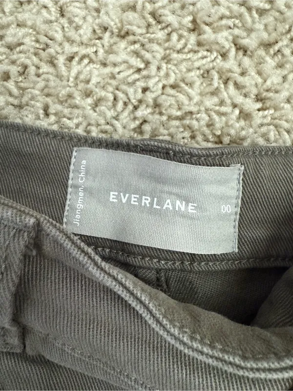 Everlane Utility Barrel Pants size 00 Olive green - Image 4