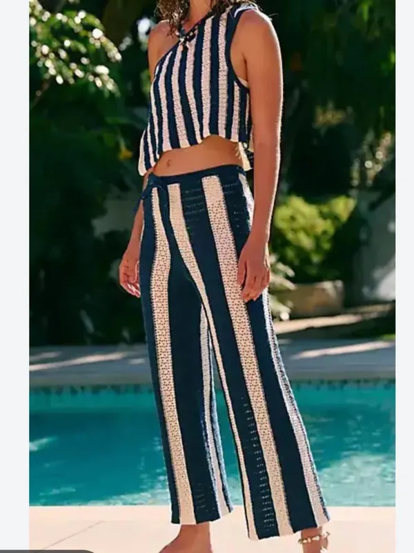 FREE PEOPLE Fauxchet Set - Navy Combo - Image 2