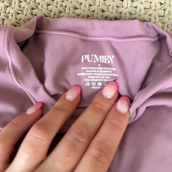 Mauve Long Sleeve Top Purple - Image 3