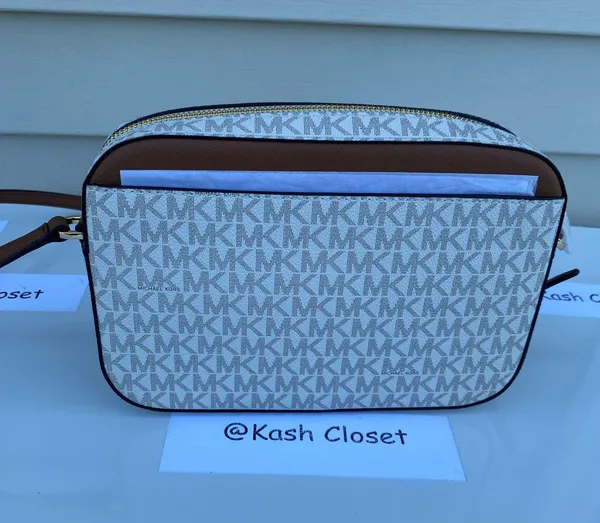 Michael Kors Jet set Large Zip Chain Crossbody - Vanilla - Image 3