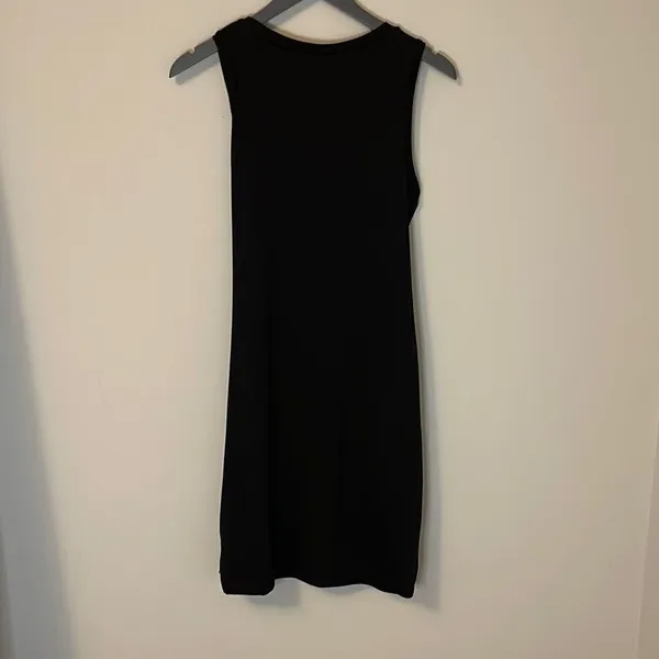 Lillusory Women's Tie Knot Dress Tank Sleeveless Midi Party Flowy Black Medium‎ - Image 5