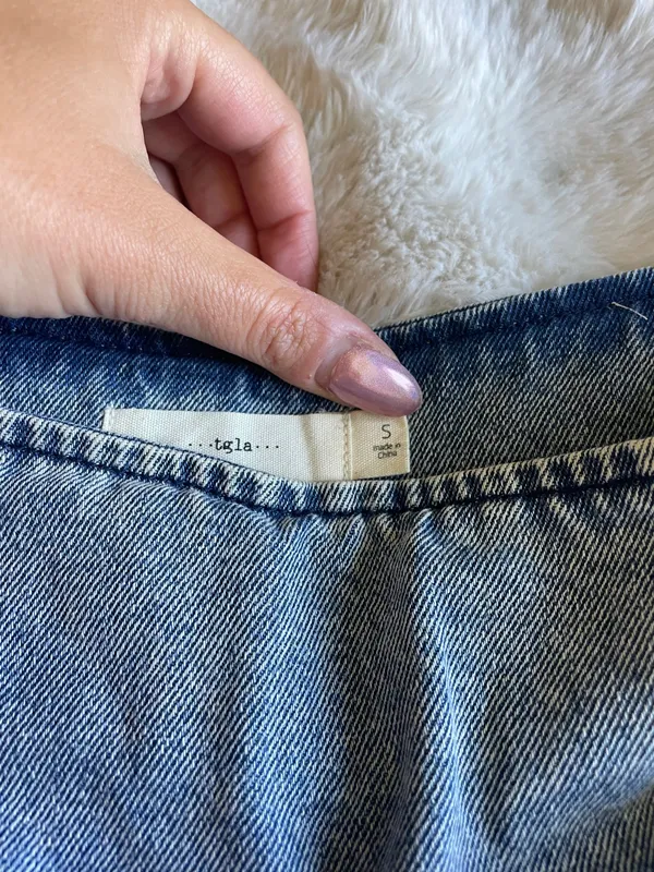 Boutique Jean Skirt - Image 2