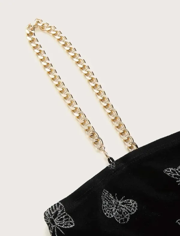 butterfly chain cami top Gold - Image 3
