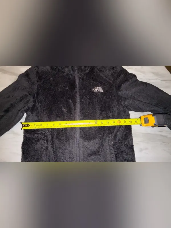 The North Face Black Osito High Pile Fleece Full Zip Jacket Medium - Image 6