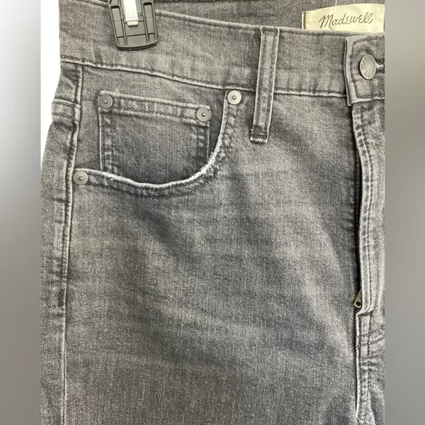 Madewell The Perfect Vintage Crop Jeans High Rise Stretch Washed Black NWT - Image 8