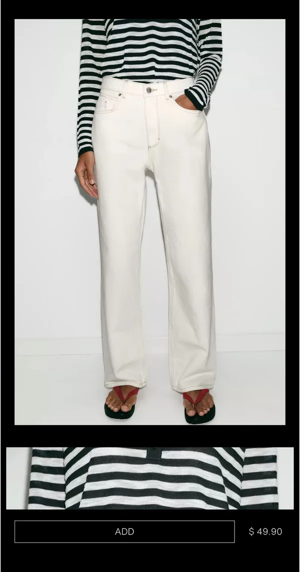 ZARA Jeans High-Rise - Image 2