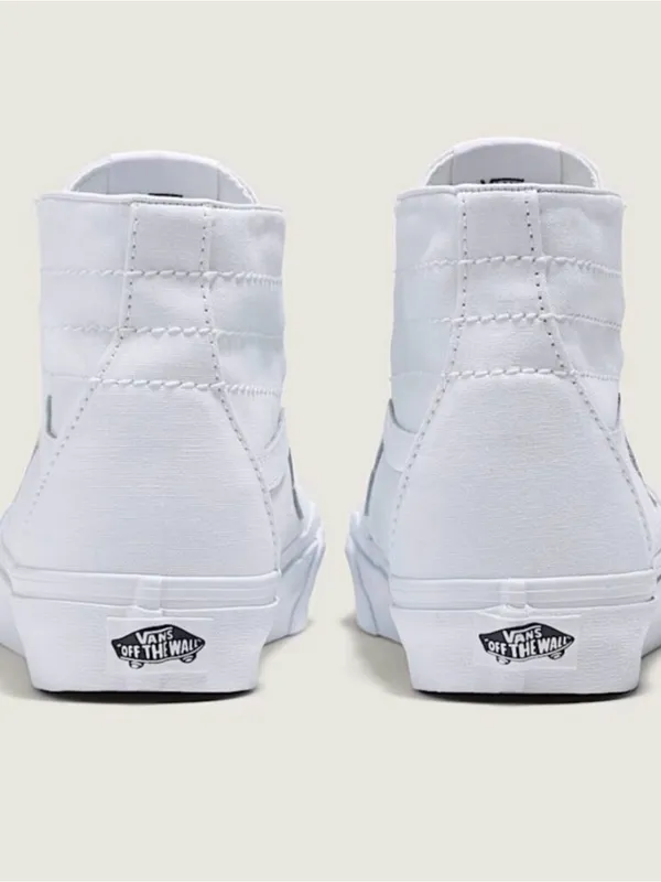 Vans Women's Sk8-Hi High-Top Sneakers in White - Image 4