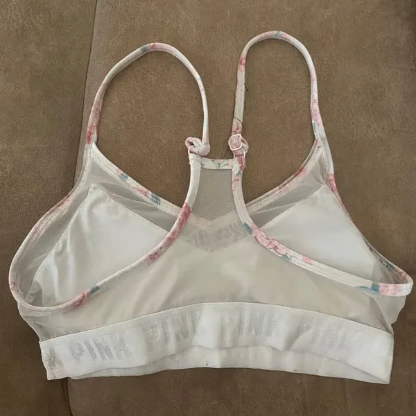 PINK - Victoria's Secret Velvet Floral Bralette - Image 2