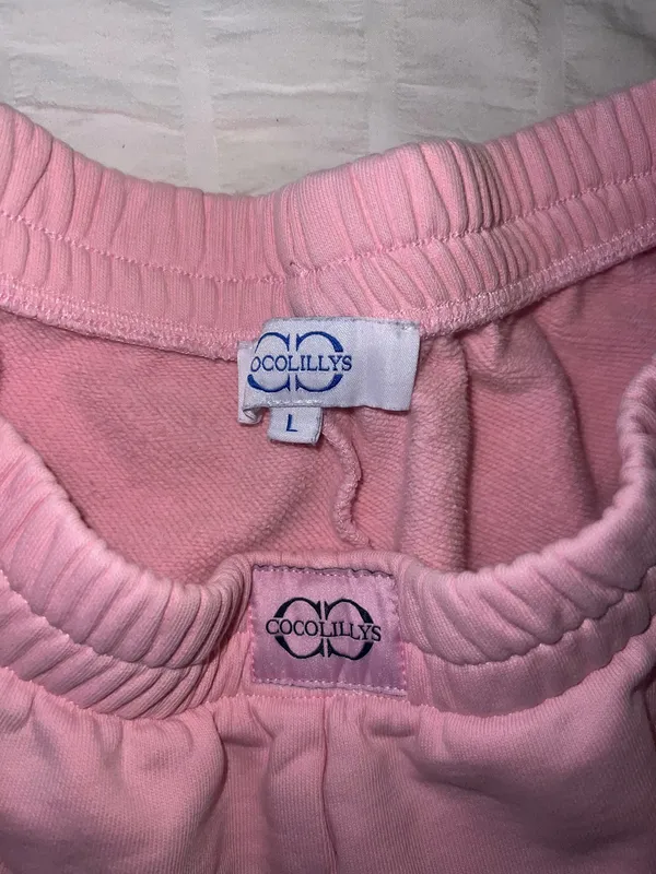 Cocolillys Sweat Shorts Pink Size L - Image 3