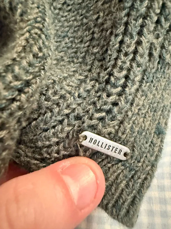 Hollister front tie knit sweater size XS - Image 2
