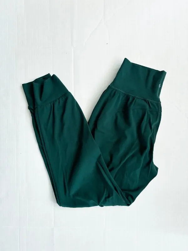 Athleta Salutation Jogger High Rise Lounge Pants - Size S - Forest Green - Image 3
