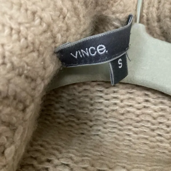 Vince Cardigan Sweater Womens Small Gray Wool Cashmere Silk Open Front Oversized - Image 5