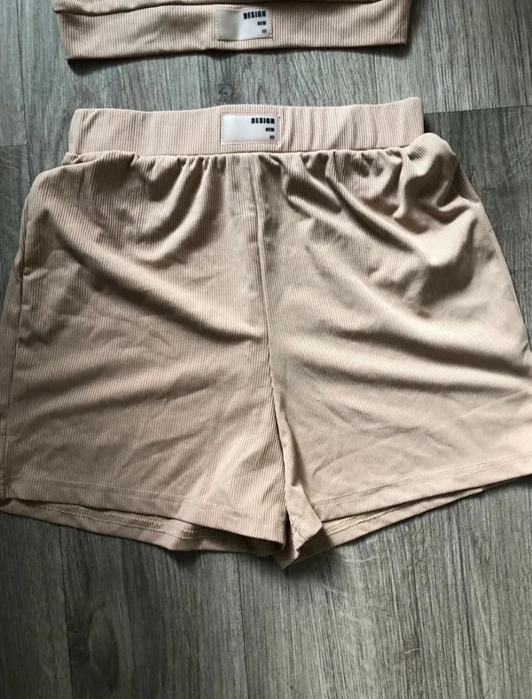 SheIn Women’s Crop Top and Biker Shorts Set - Image 3