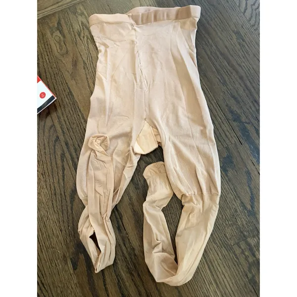 Spanx Womens High-Waisted Full Length Mid Thigh ShapingSheers Nude Sz C NEW NIB - Image 10