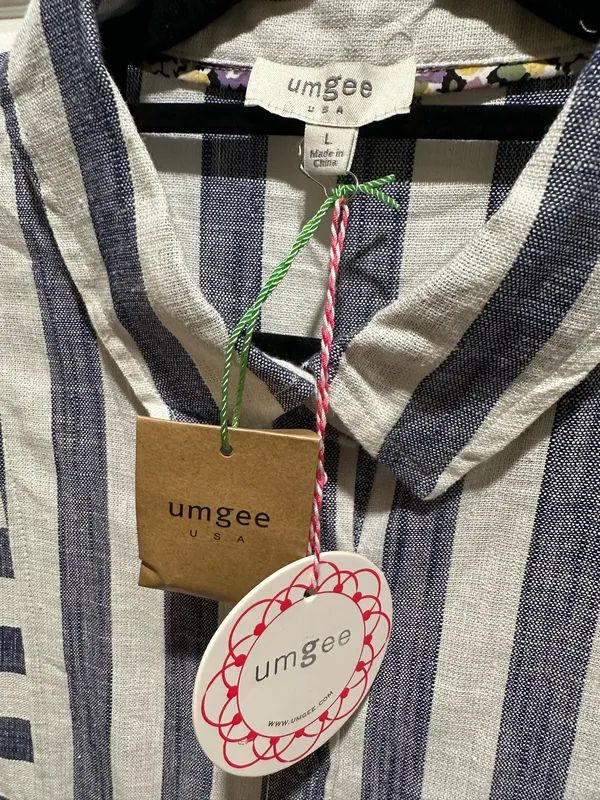Umgee Striped Romper- Large - Image 3