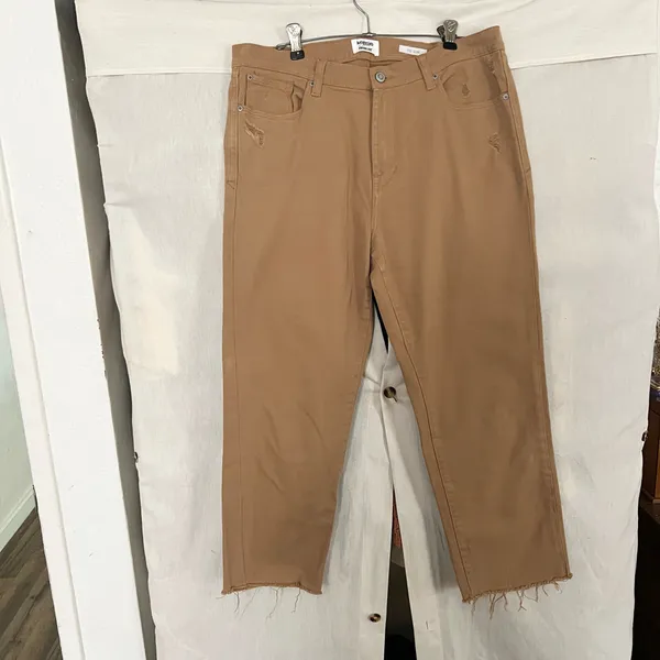 Kensie Vintage Luxe Straight Leg Slim Tan Jeans Size 10/30 - Image 2