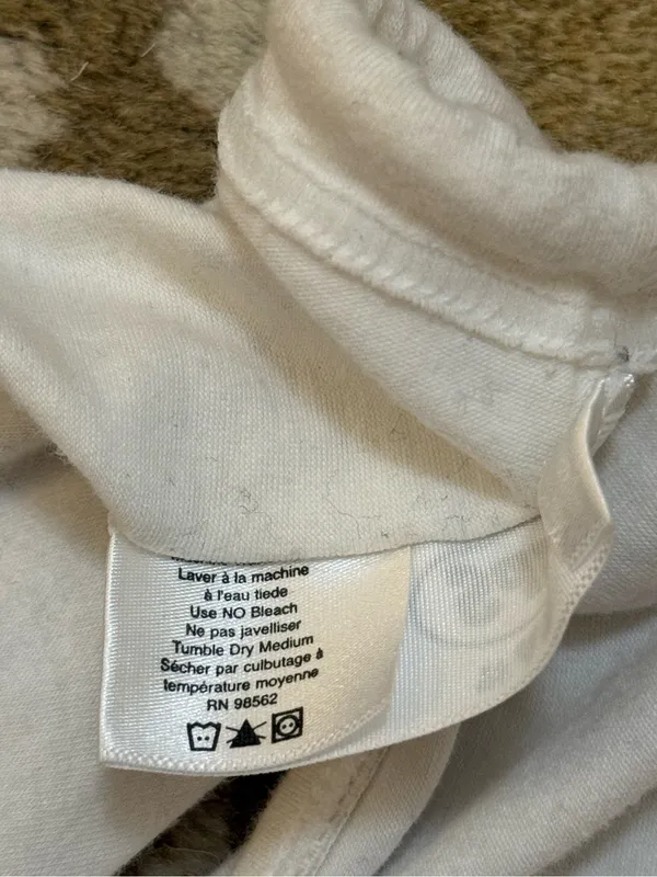 RIPS Women’s White Drawstring Bikini Bottom Size L Made in USA - Image 6