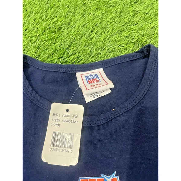 NWT Super Bowl XLI February 4, 2007 NFL Football Women Tee Shirt Size L - Image 3