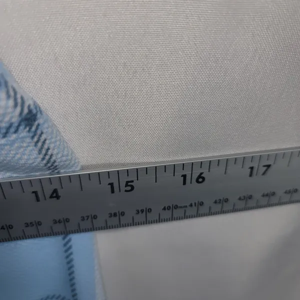 No Boundaries Light Blue Plaid Sleeveless Cami Midi Dress Side Slit M 7-9 Junior - Image 5