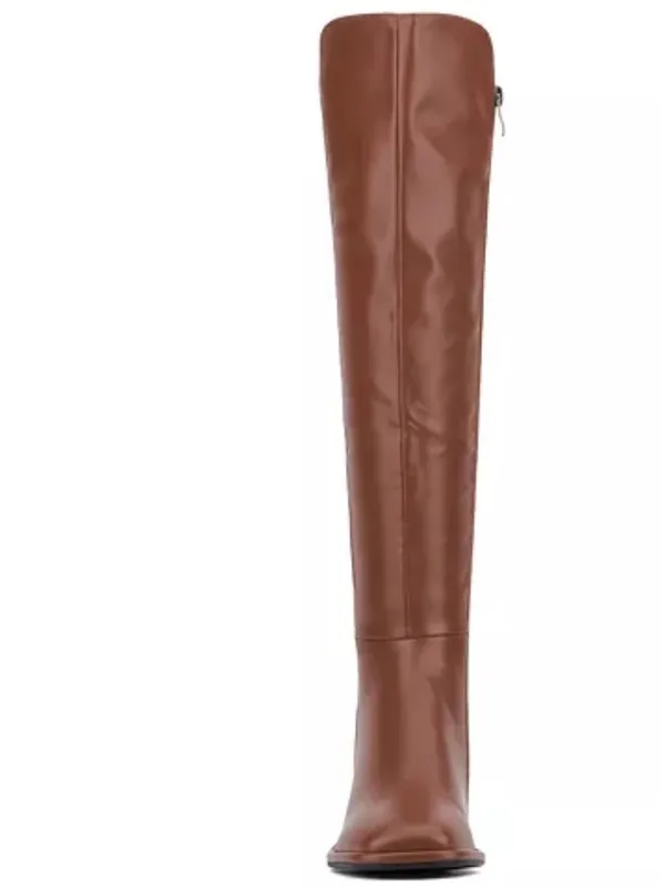 Torgeis Women's Genevieve Over The Knee Boots, Cognac, size 7.5, NWT no box - Image 2