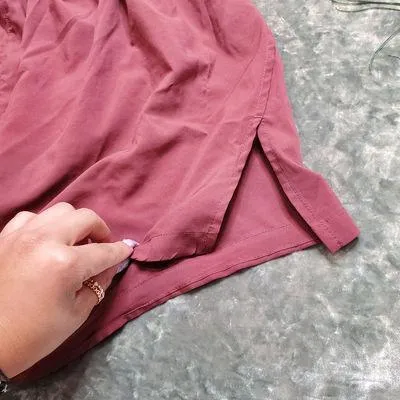 Fabletics Breathe Run Shorts In Rust/Spring Pink - Image 2