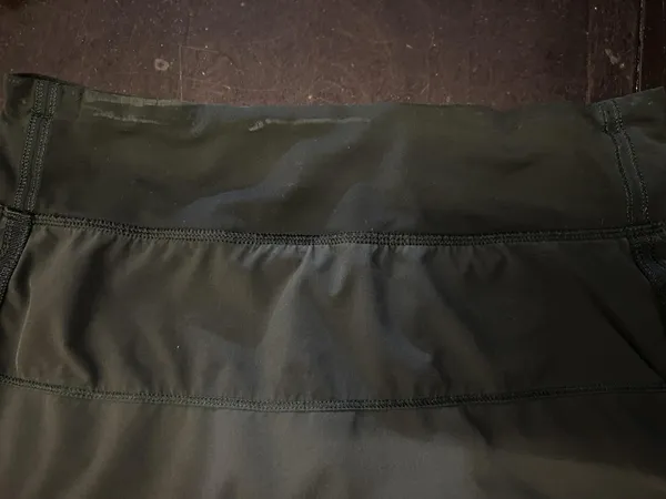 Lululemon Skort Womens 4 Black Athletic Running Tennis Lined Pockets Stretch - Image 4