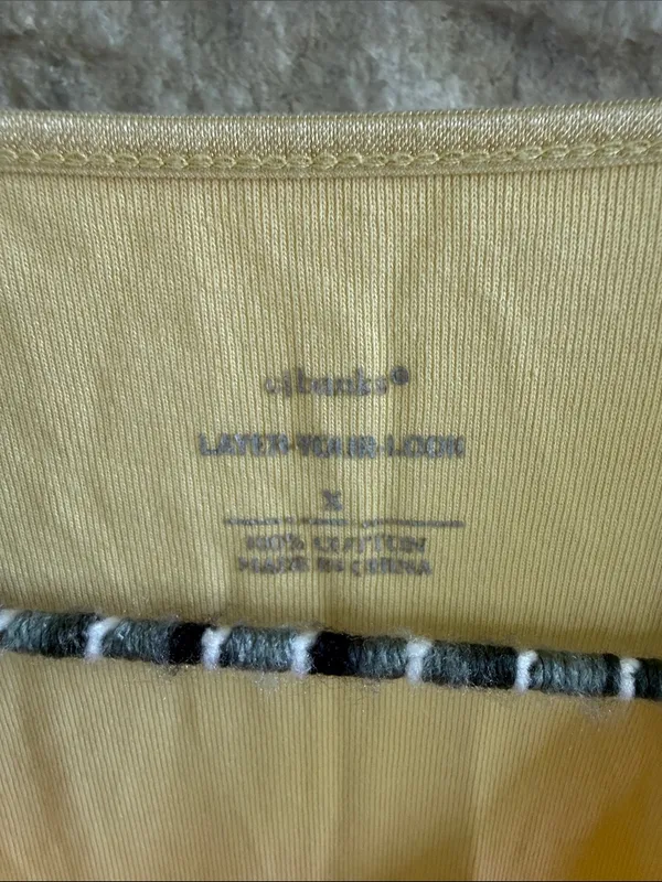 *5 for $45* CJ Banks yellow layering tank size X (14) - Image 2