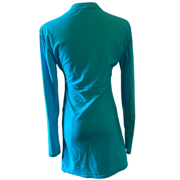 Sailbee rash guard swim dress large Beachy pool cruise resort stretchy - Image 3