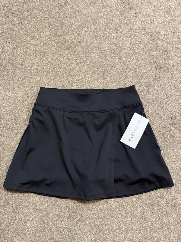 NWT Athleta Black Crosscourt High Rise 14" Skort size S - Image 4
