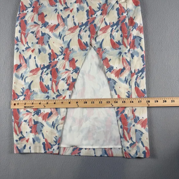 Abercrombie & Fitch Abstract Floral Midi Skirt XS - Image 5