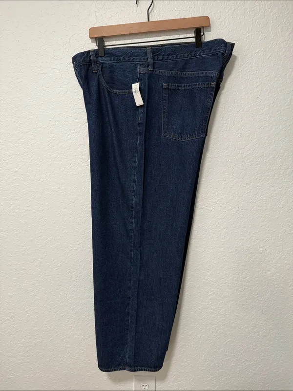 NWT OLD NAVY Mid Rise WOW Baggy Wide Leg Blue Jeans Size 16 - Image 8