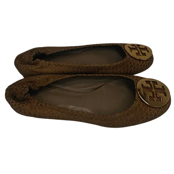 Vintage Tory brown Burch Flats sz 7.5 - Image 4