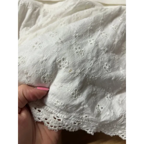 Kimchi Blue Urban Outfitters Foldover Eyelet Micro Mini Skirt Coquette Festival‎ - Image 5