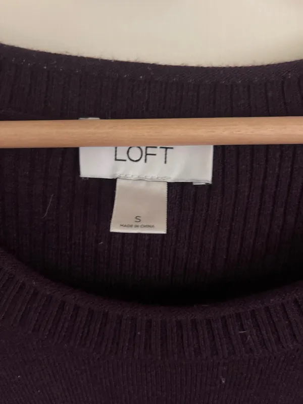 Loft dark purple sweater  - Image 2