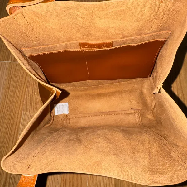 Danielle vegan leather tote bag Brown - Image 3