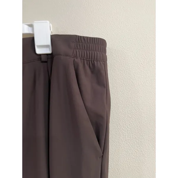 Old Navy High Rise Wide Leg Pants Brown Sleek Tech‎ Workwear Sz XL - Image 6