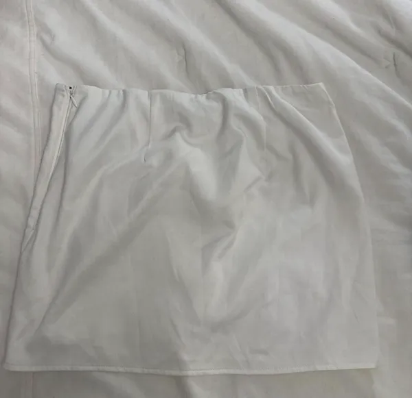 White Abercrombie Skirt Mini - Image 2