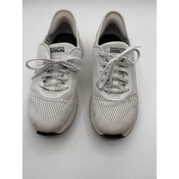 Skechers GoRun Max Cushioning Slip-Ins Women's 10 White Running Shoes - Image 3