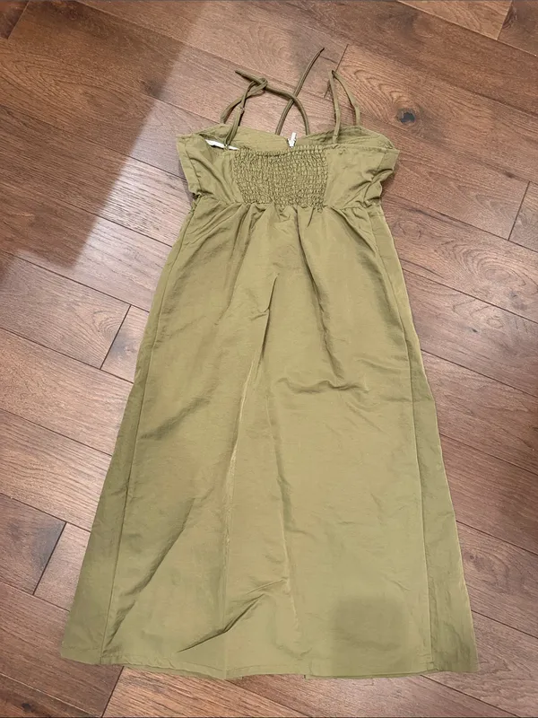 Future Collective Women's Nylon Zip-Front Midi Dress Size Small - C66-011 - Image 8