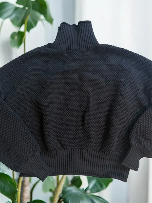 Free People Beach Chunky Cropped Sweater XS - Image 3