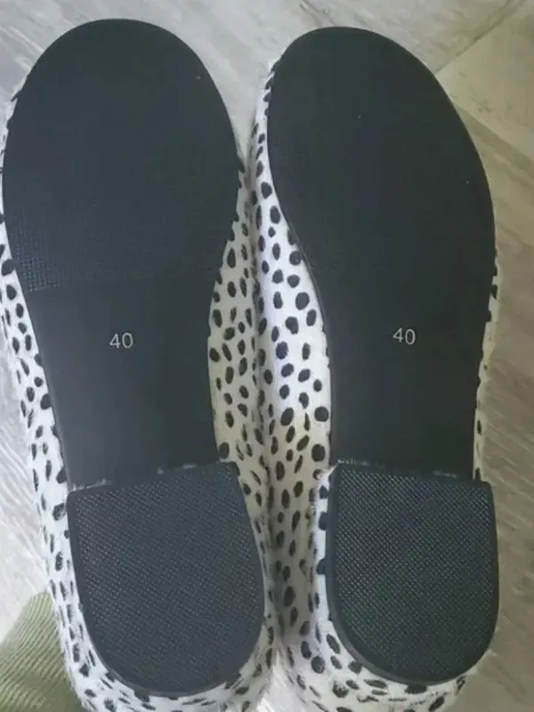 NWOT Dalmatian Print Tassel Loafers Size 40 - Image 8