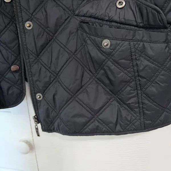 Charter Club Quilted Jacket XL Black - Image 7