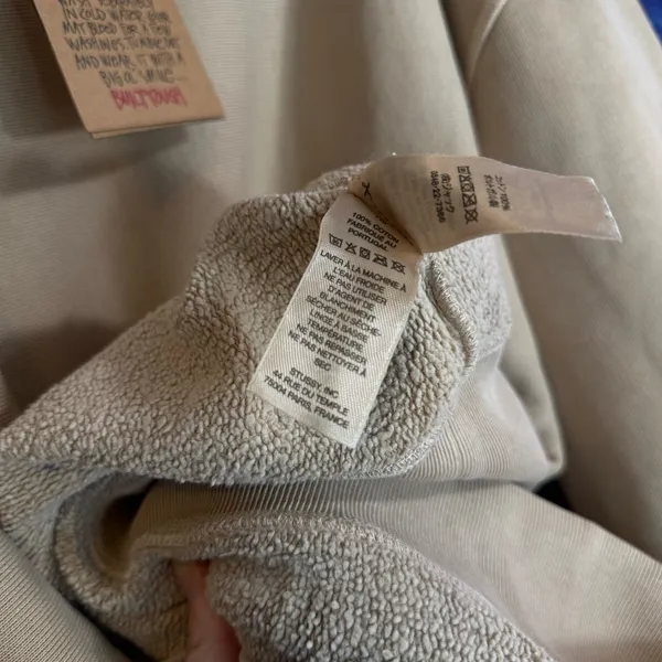•Nwt• StüSsy Buana Pig. Dyed Khaki Crewneck • Xxl - Image 11