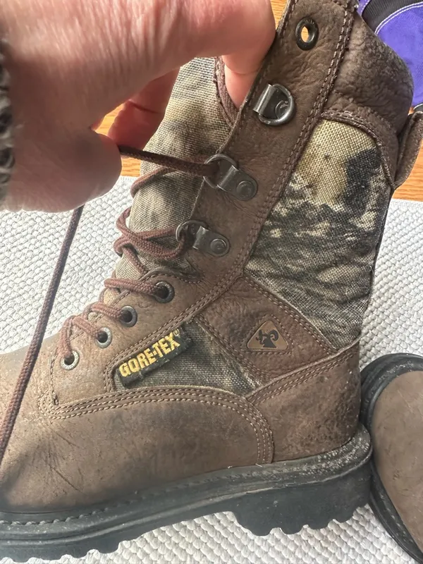 Rocky Brown Camouflage Lace-Up Boots - Image 6