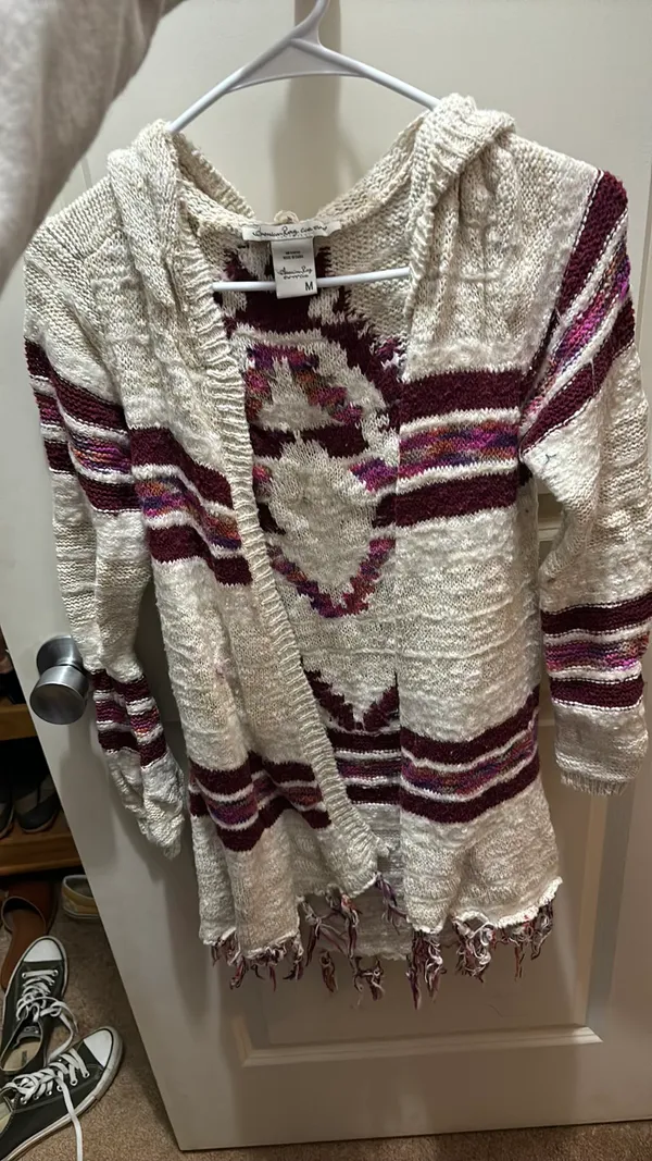 Cream Knit Cardigan - Image 3